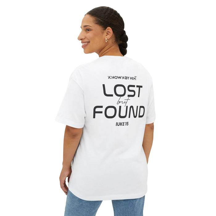 Oversized Boxy Tee — Lost but Found (Luke 15)