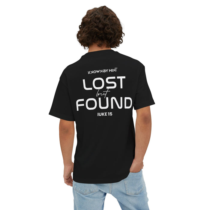 Oversized Boxy Tee — Lost but Found (Luke 15)