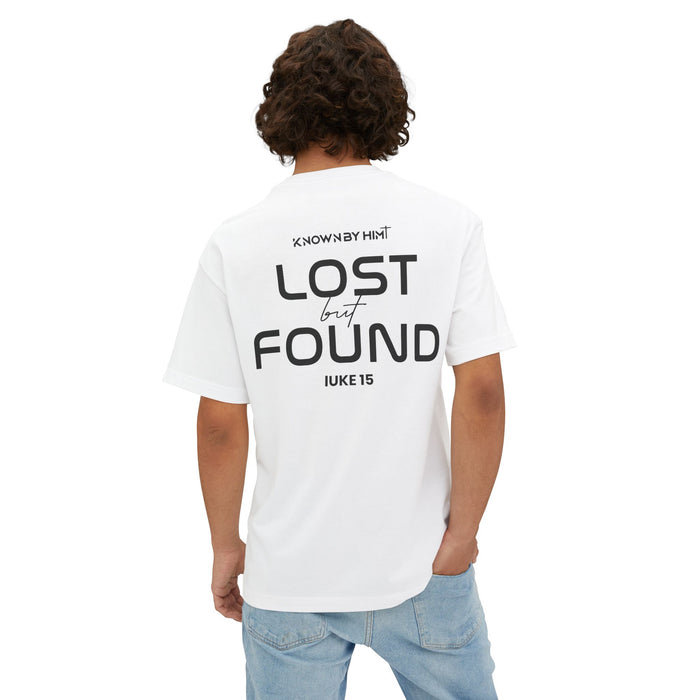 Oversized Boxy Tee — Lost but Found (Luke 15)