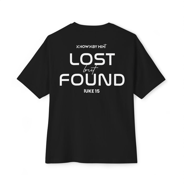 Oversized Boxy Tee — Lost but Found (Luke 15)