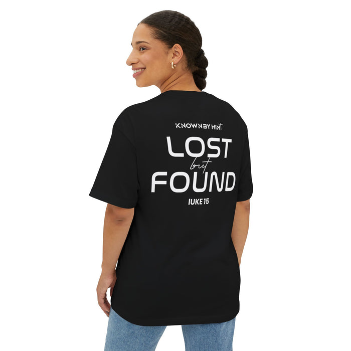 Oversized Boxy Tee — Lost but Found (Luke 15)