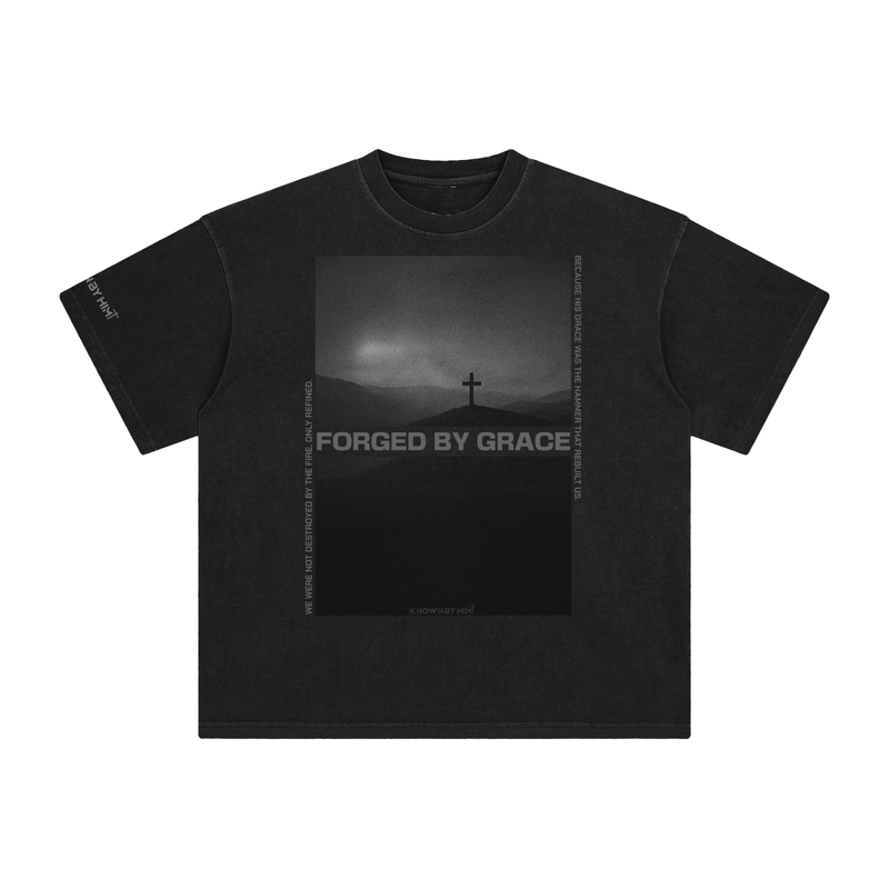 Forged by Grace — Enzyme Washed Tee