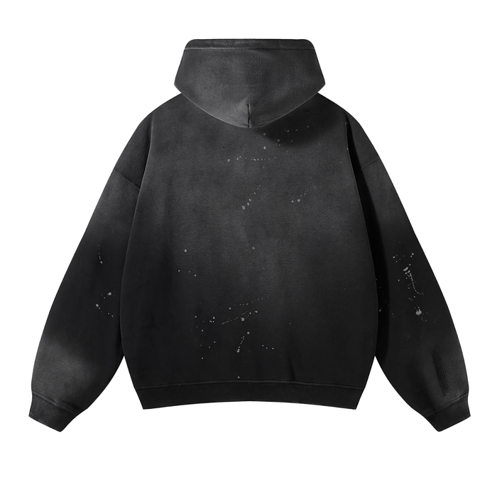 Known by Him Vintage Washed Frayed Hoodie — Classic Logo