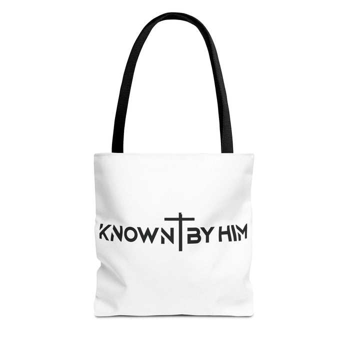 Known by Him Tote Bag — White (13x13)