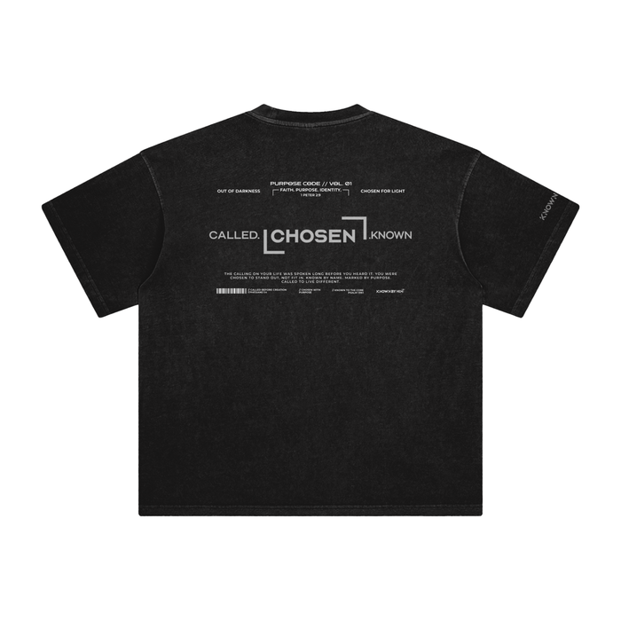 Called. Chosen. Known. — Enzyme Washed Tee