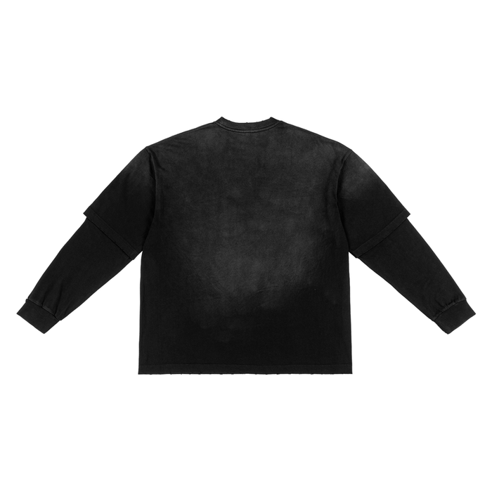Known by Him Sunfade Hand-Frayed Tee — Classic Logo