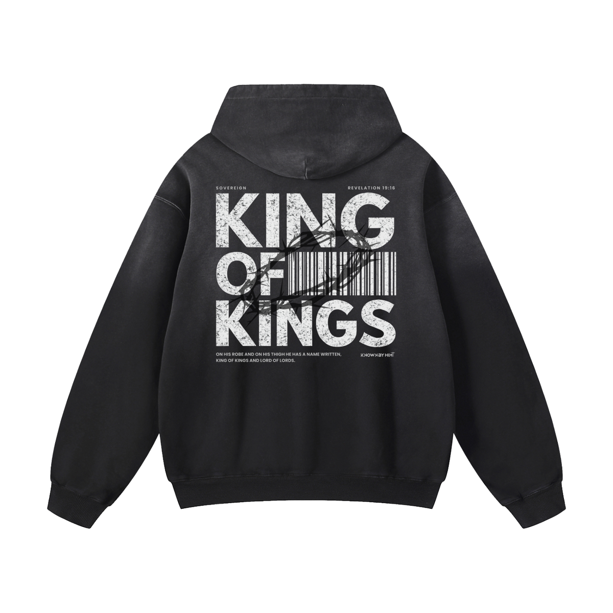 King of Kings — Heavyweight Sunfade Oversized Hoodie