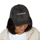 Known by Him Vintage Cap — Classic Logo