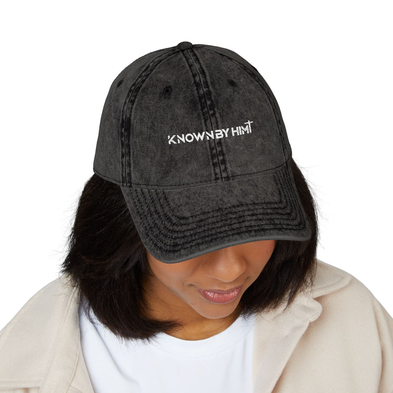 Known by Him Vintage Cap — Classic Logo