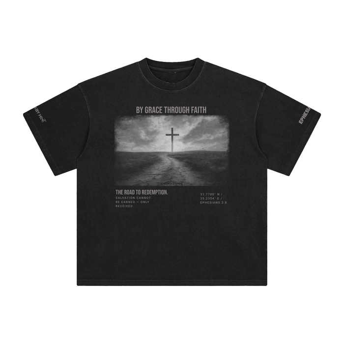By Grace Through Faith — Enzyme Washed Tee