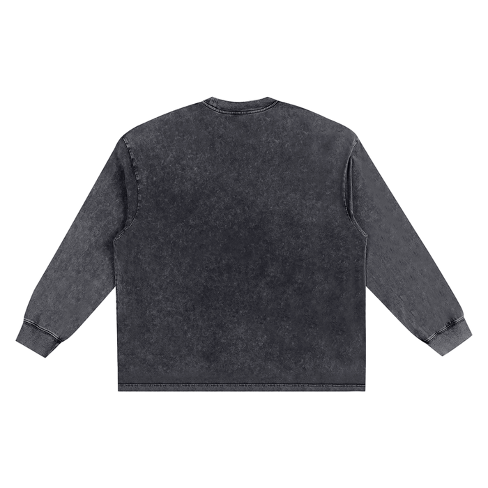 Known by Him Snow-Washed Frayed Tee — Classic Logo